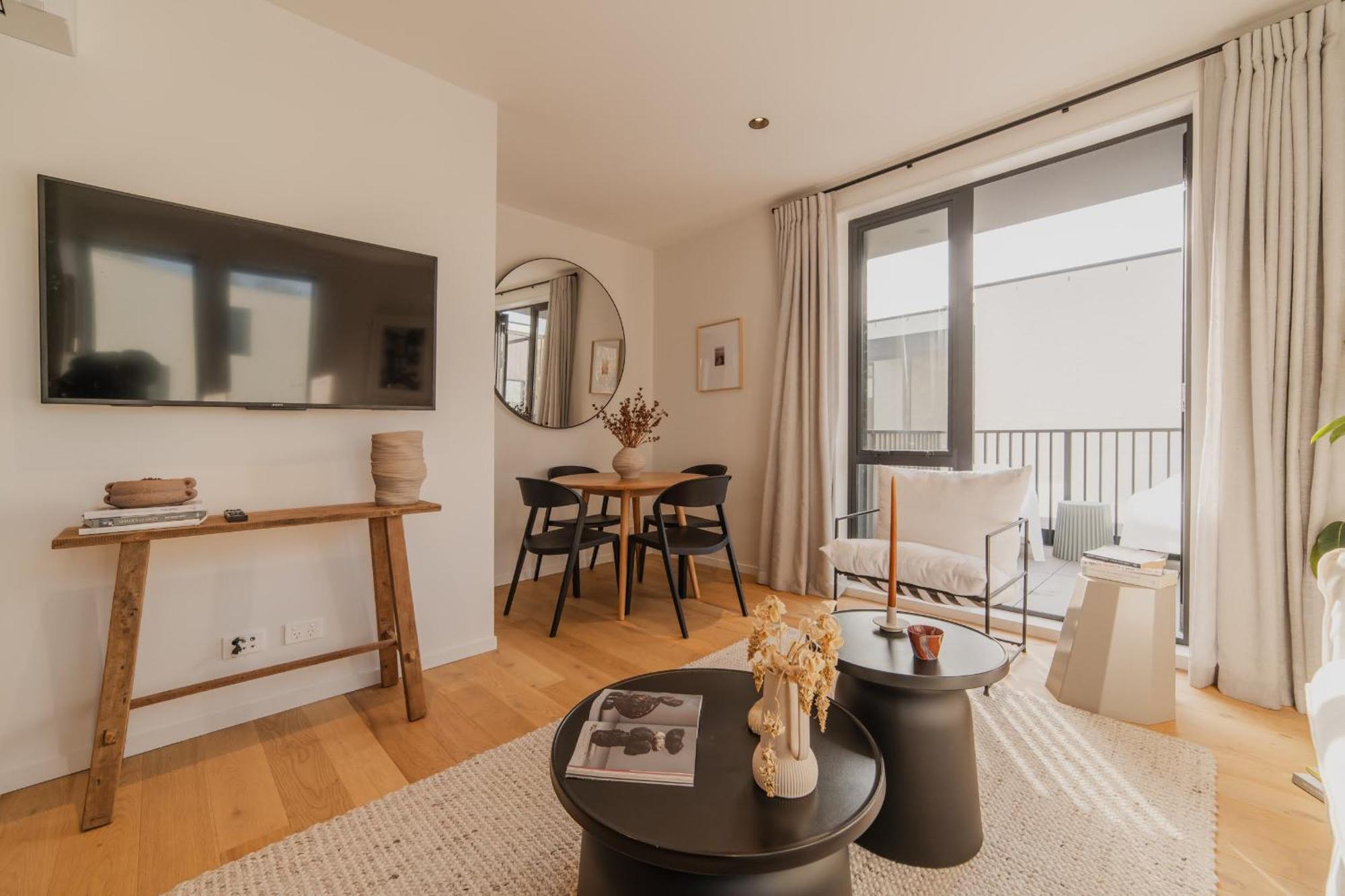 Chic And Contemporary Living At Cambridge Terrace Villa Christchurch Luaran gambar